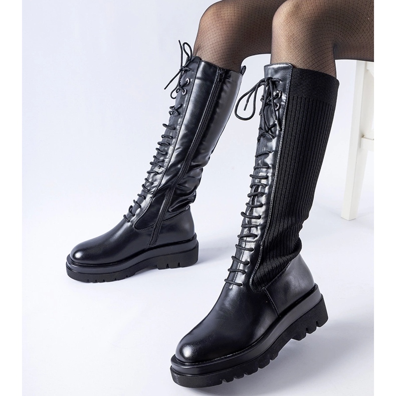 Bottes Geronimo noires à haute isolation 1