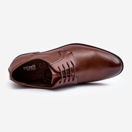Chaussures en cuir Harene marron pour hommes brun 2