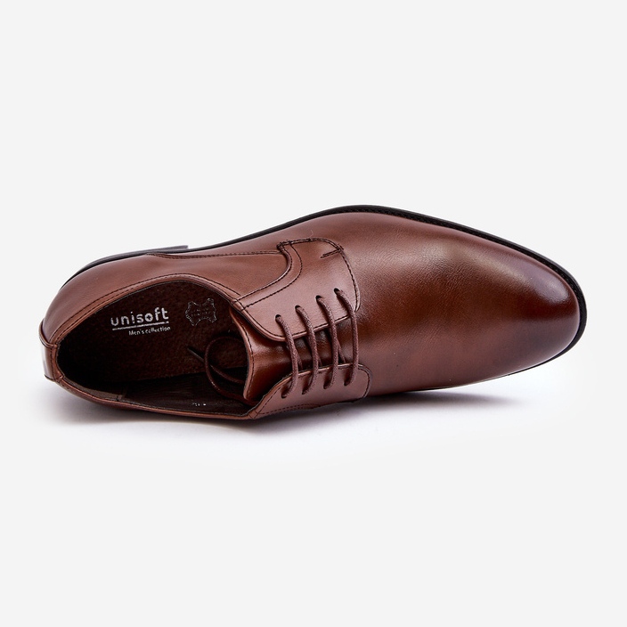 Chaussures en cuir Harene marron pour hommes brun 2
