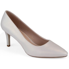Sergio Leone W SK414D talons hauts perles blanc 1