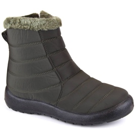 Potocki W WOL198A bottes de neige plates isolées vertes 1