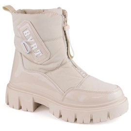 Filippo W PAW498B bottes de neige isolées à fermeture éclair, beige 1