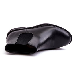 Diamantique Bottines Chelsea Basses Homme Noir Dymidi 1