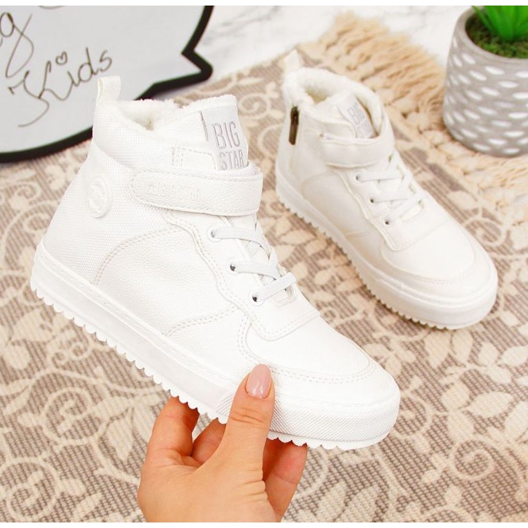 Chaussures isolées Big Star Jr GG374041 INT1435B blanche 1