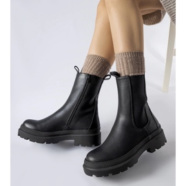 Bottines Bethesda noires légèrement isolées le noir 1 Bottines Bethesda noires légèrement isolées le noir 1