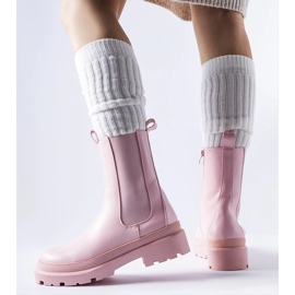 Bottines Bethesda roses légèrement isolées 1 Bottines Bethesda roses légèrement isolées 1