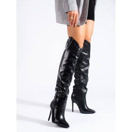 Bottines à talons femme Shelovet noires le noir 1