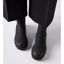 Bottines à enfiler noires Big Star MM274319 1