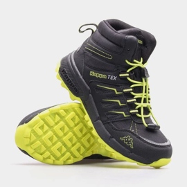 Chaussures Kappa Boxford Mid Tex K Jr 261065K-1133 le noir 1