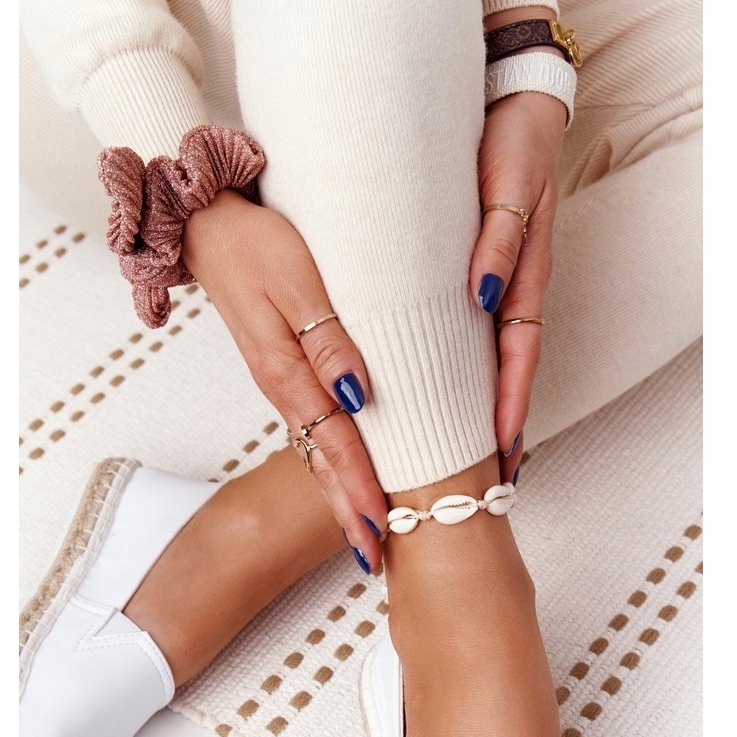 Espadrilles En Cuir Sur Une Semelle Tressée Big Star HH274506 Blanc blanche 3