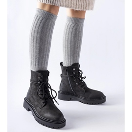 Bottines plates noires avec protecteur Brattle le noir 1 Bottines plates noires avec protecteur Brattle le noir 1