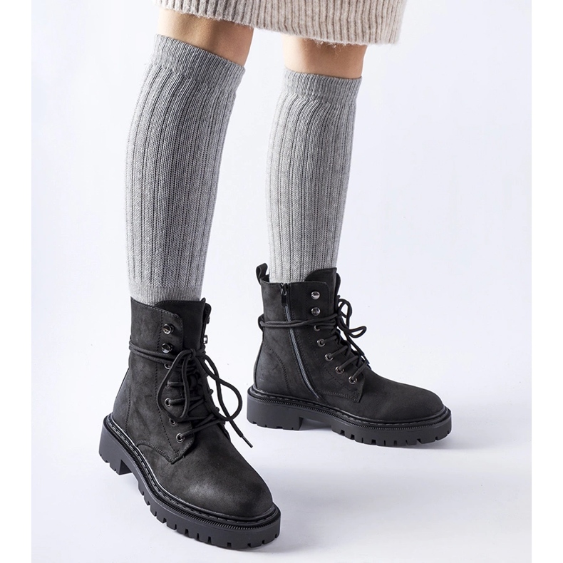 Bottines plates noires avec protecteur Brattle 1