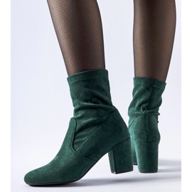 Bottines à enfiler vertes Lexington 1
