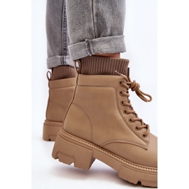 Bottes Pour Femmes Avec Chaussette Beige Rivella 1
