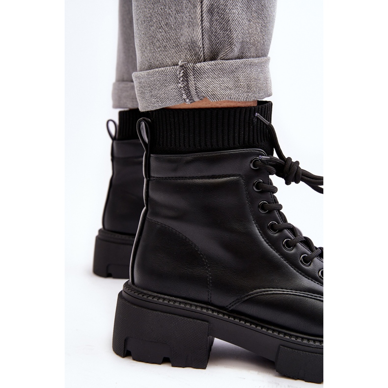 Bottes Femme Avec Chaussette Noir Rivella le noir 2 Bottes Femme Avec Chaussette Noir Rivella le noir 2