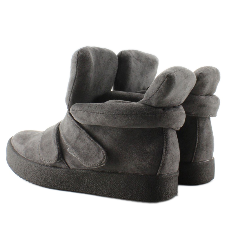 Baskets en daim gris GF-jx29 1