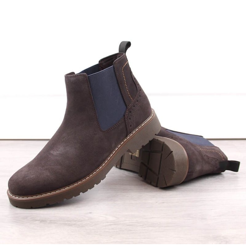 Filippo M PAW499B bottines en cuir, marron brun 2