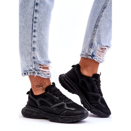 Chaussures de sport noires pour femmes le noir 2