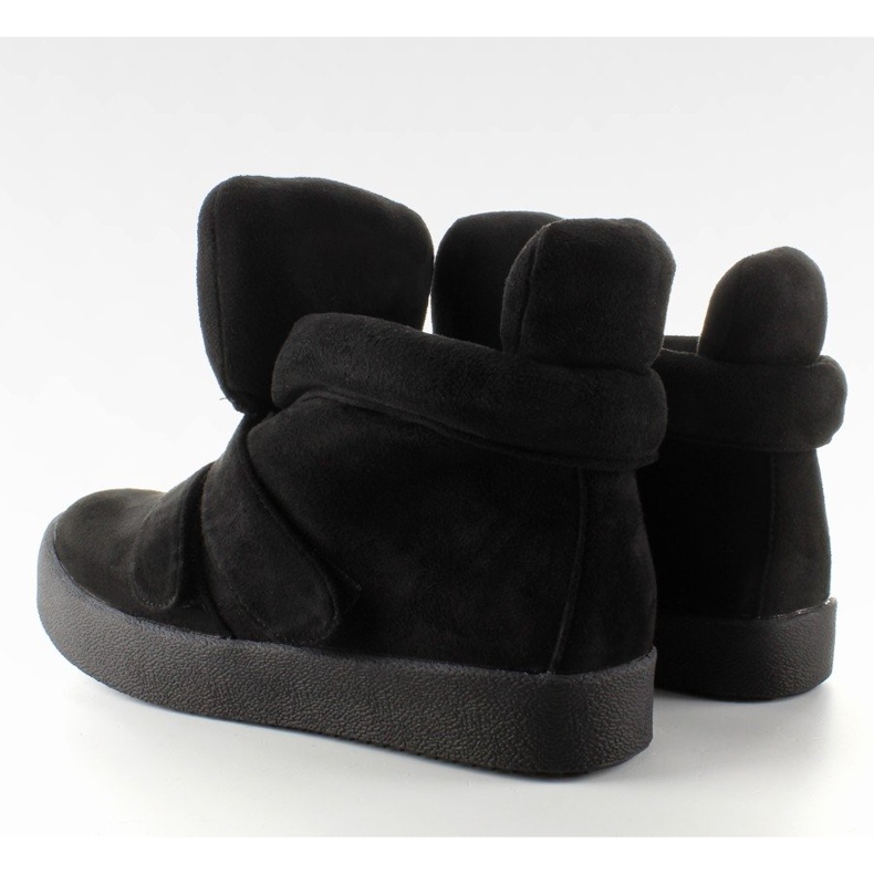 Baskets en daim noir GF-jx29 le noir 1