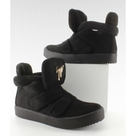 Baskets en daim noir GF-jx29 le noir 4