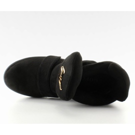Baskets en daim noir GF-jx29 le noir 5