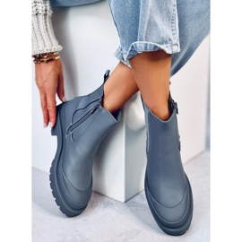 Bottines jodhpur Carey LT.BLUE bleu 1