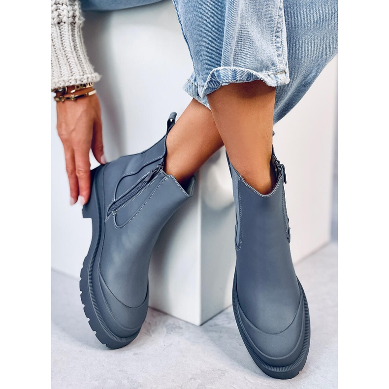 Bottines jodhpur Carey LT.BLUE bleu 1