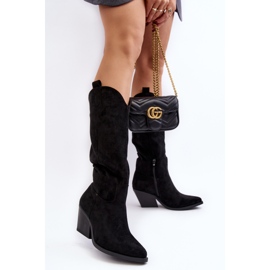 Cuissardes Cowboy Pour Femme Noir Oppore le noir 2