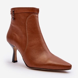 Bottines Femme En Cuir Maciejka 06301-29 Marron brun 2