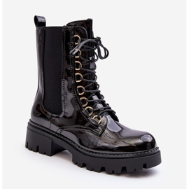 Bottes de travail brevetées Charmea noires pour femmes 1
