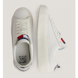 Chaussures Tommy Hilfiger Vulc Lealther Plat Lc M EN0EN02284YBL blanche 3