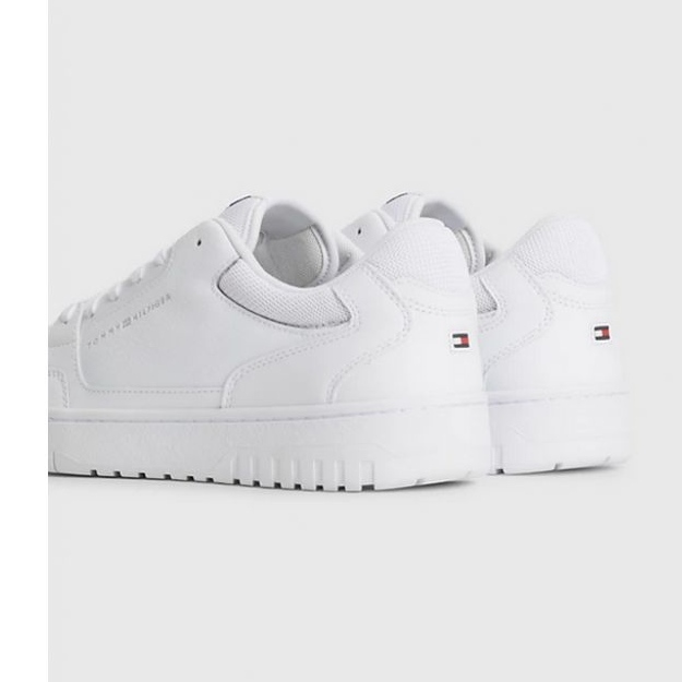Chaussures Tommy Hilfiger Basket Core Leather M FM0FM04727YBS blanc 1