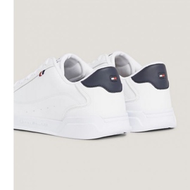 Chaussures Tommy Hilfiger Lo Cup Lth M FM0FM04827YBS blanc 1