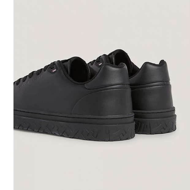 Chaussures Tommy Hilfiger Court Thick Cupsole en cuir M FM0FM048300GQ noir 1