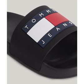Tongs Tommy Hilfiger Flag Pool Slide Ess W EN0EN02115BDS le noir 5