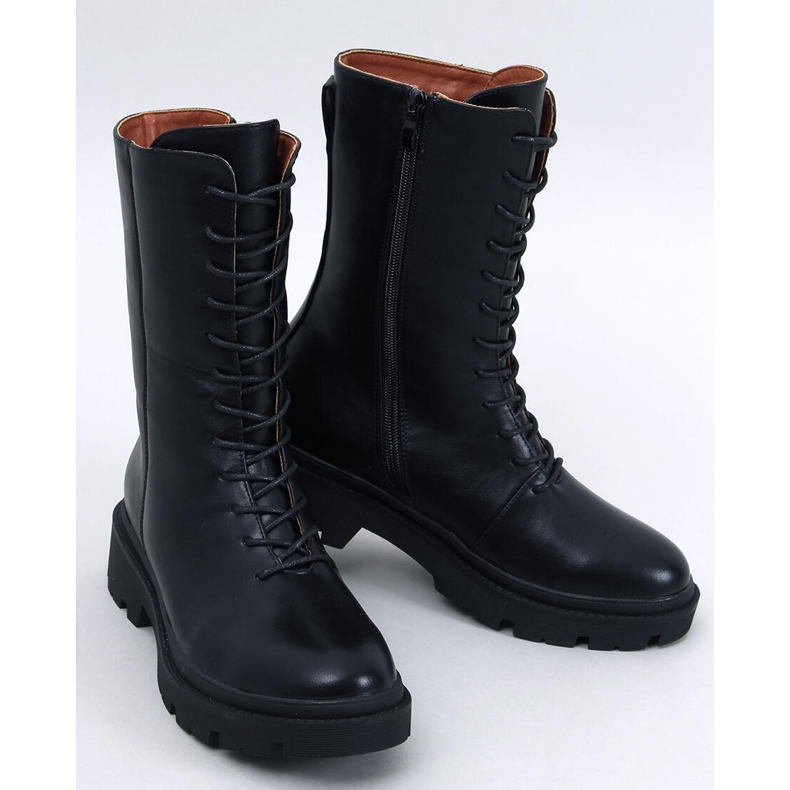 Bottines à lacets Heap Nero le noir 1