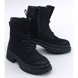 Bottines trappeur avec protecteur Desfor Noir le noir 1