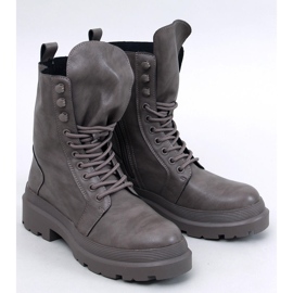 Bottines à lacets avec protecteur Kinchs Grigio gris 1