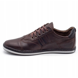 Polbut Chaussures casual homme 1801 marron foncé brun 3