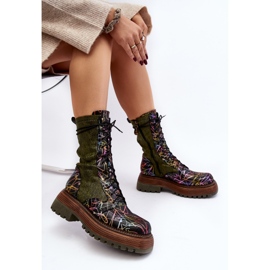 Bottes De Travail En Cuir Pour Femme Maciejka 06203-09 Multicolore le noir 2