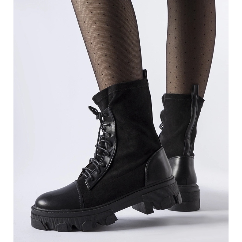 Travailleurs à enfiler noirs avec reliure Tarces le noir 1