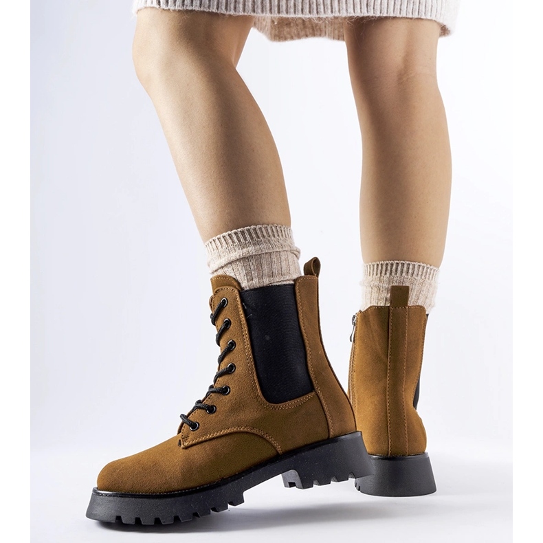 Boots marron à semelle massive Swinford brun 1