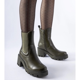 Bottines Hattiesburg vert foncé 1