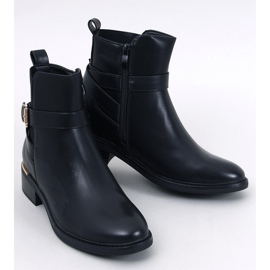 Bottines Chelsea classiques avec boucle, Cowans Noir 1