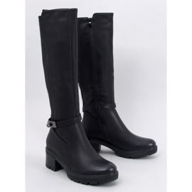 Philips Bottines noires à talons hauts le noir 1