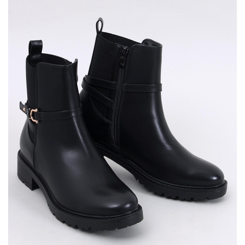 Bottines Chelsea classiques pour femmes Royle Noir 1