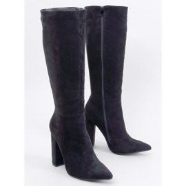 Maureen Bottines noires à talons stables le noir 1