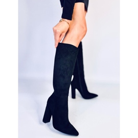 Maureen Bottines noires à talons stables le noir 5