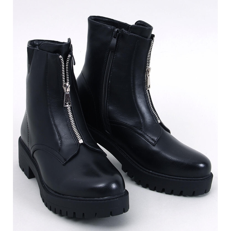 Onley Bottines protectrices noires avec fermeture éclair 1