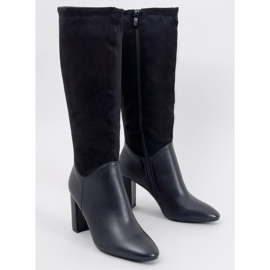 Bottines à talons hauts classiques Neita Black noir 1